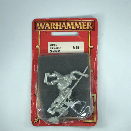 Metal Classic Chaos Marauder Command Blister - Warhammer Fantasy C578