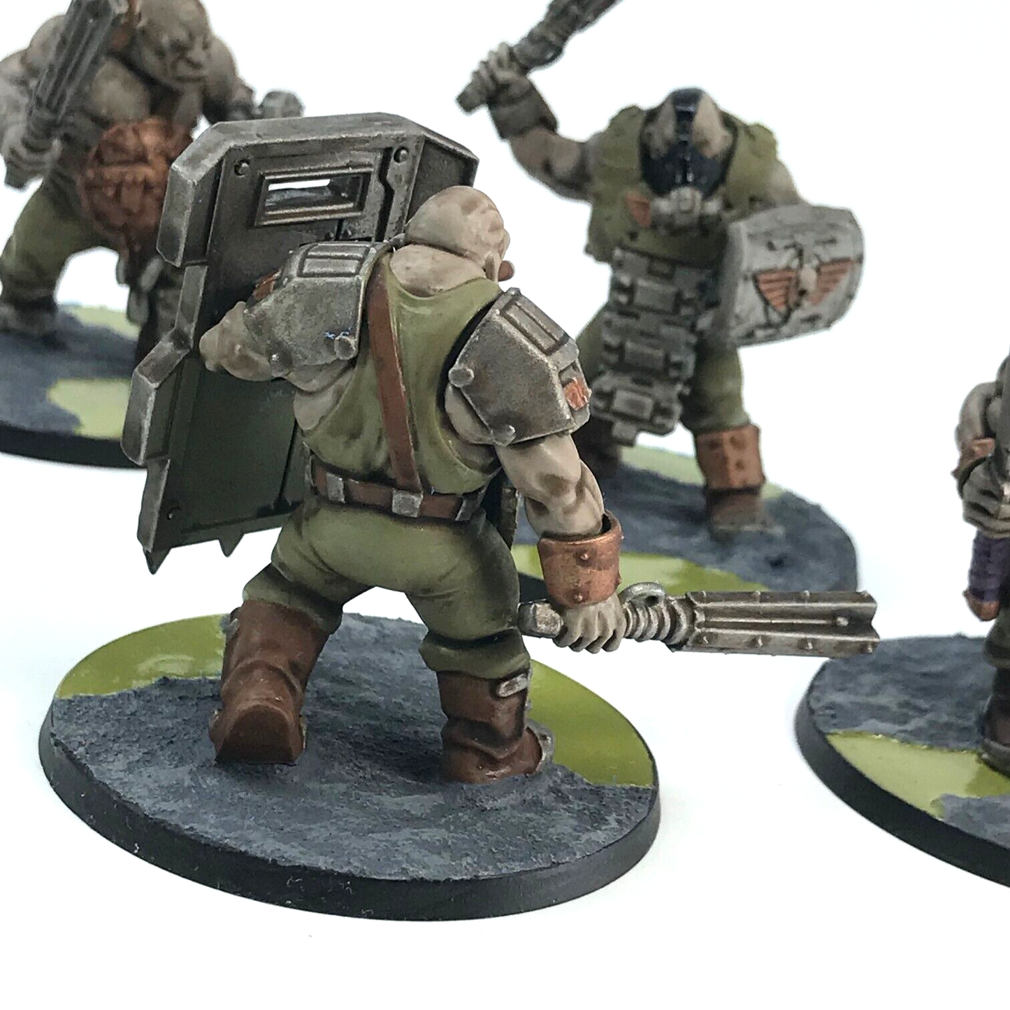 Bullgryn Ogryn Custom Squad Astra Militarum - Warhammer 40K Painted BOX147