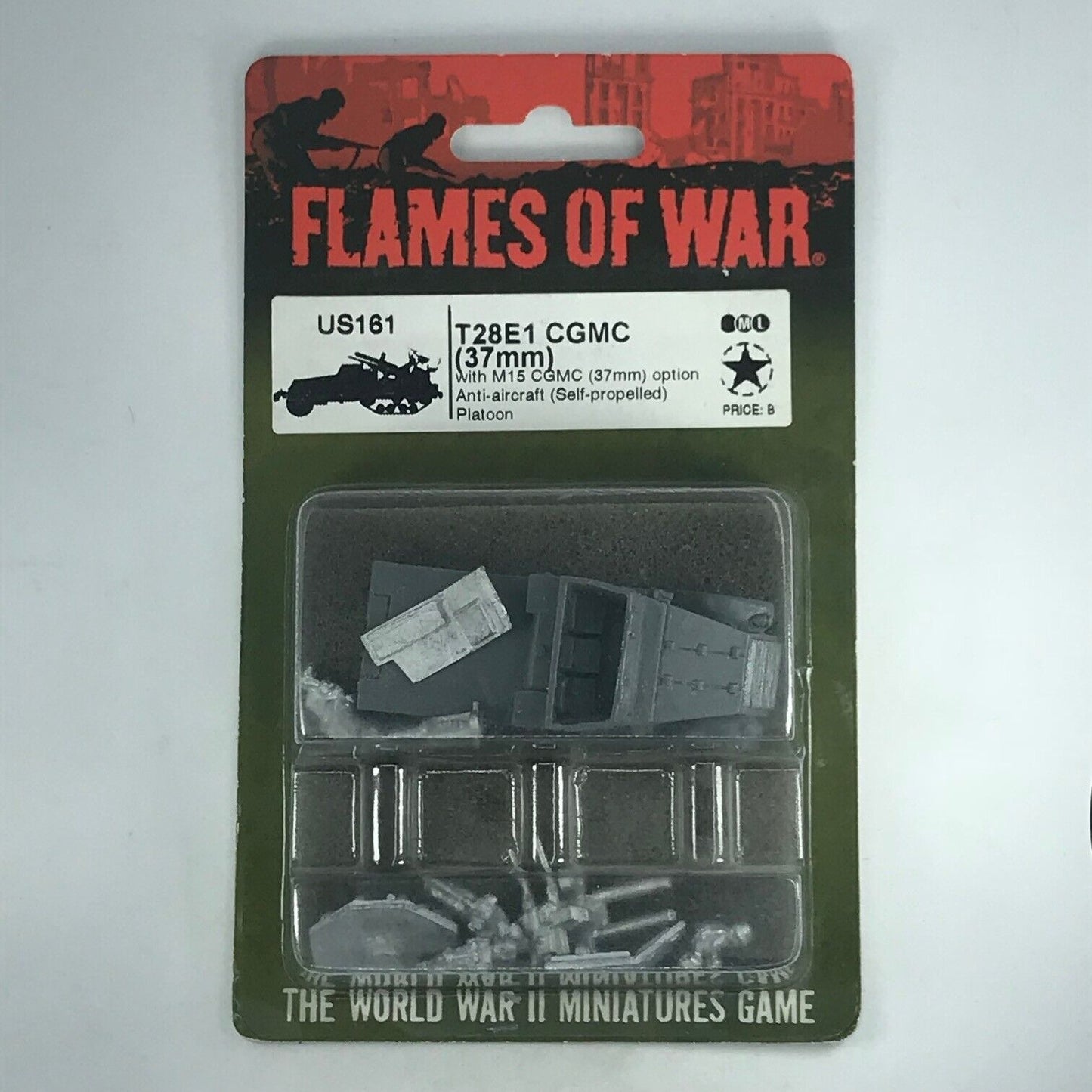 Metal USA T28E1 CGMC Anti-aircraft Truck WW2 - Flames of War C317