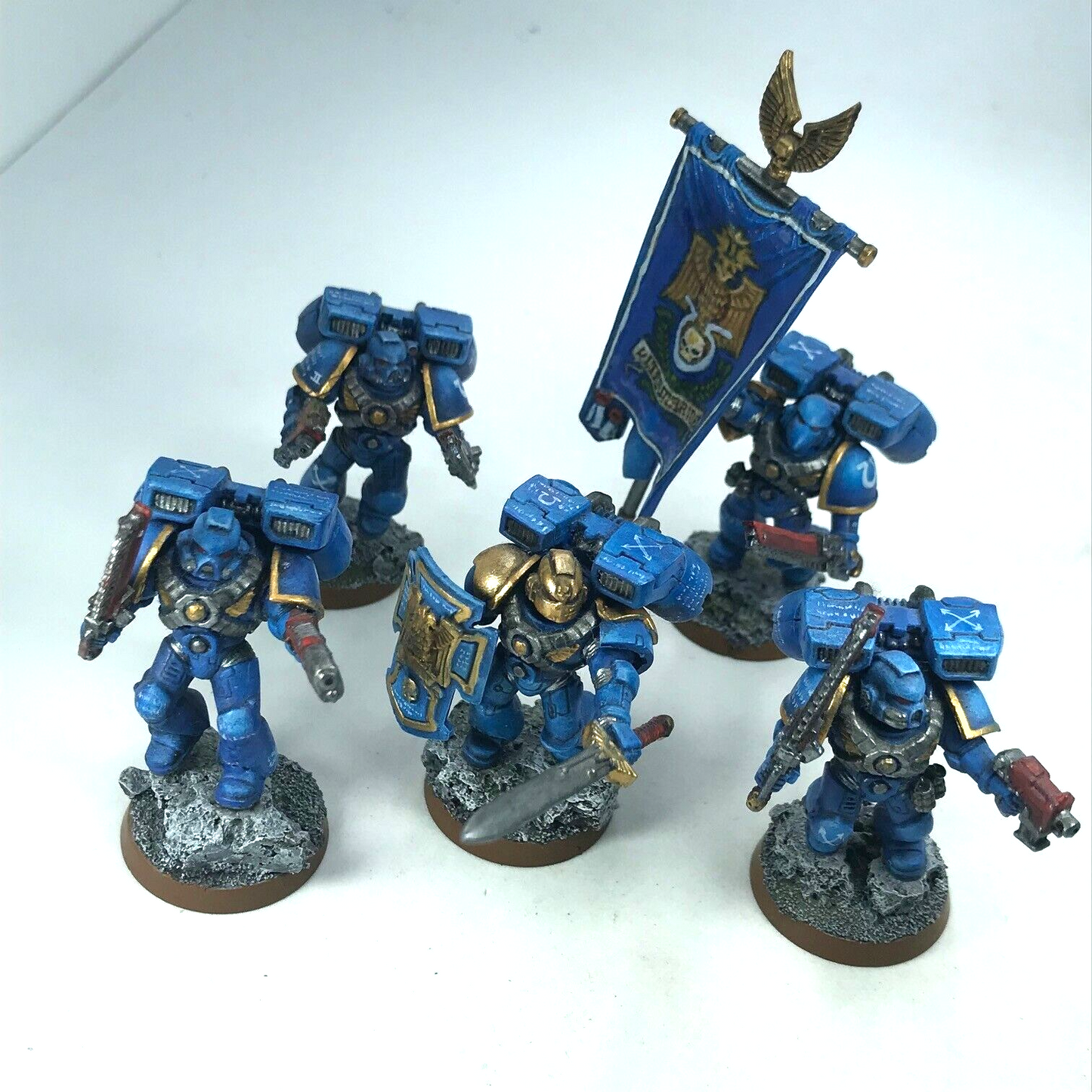 Space Marine Assault Squad - Painted - Warhammer 40K C344