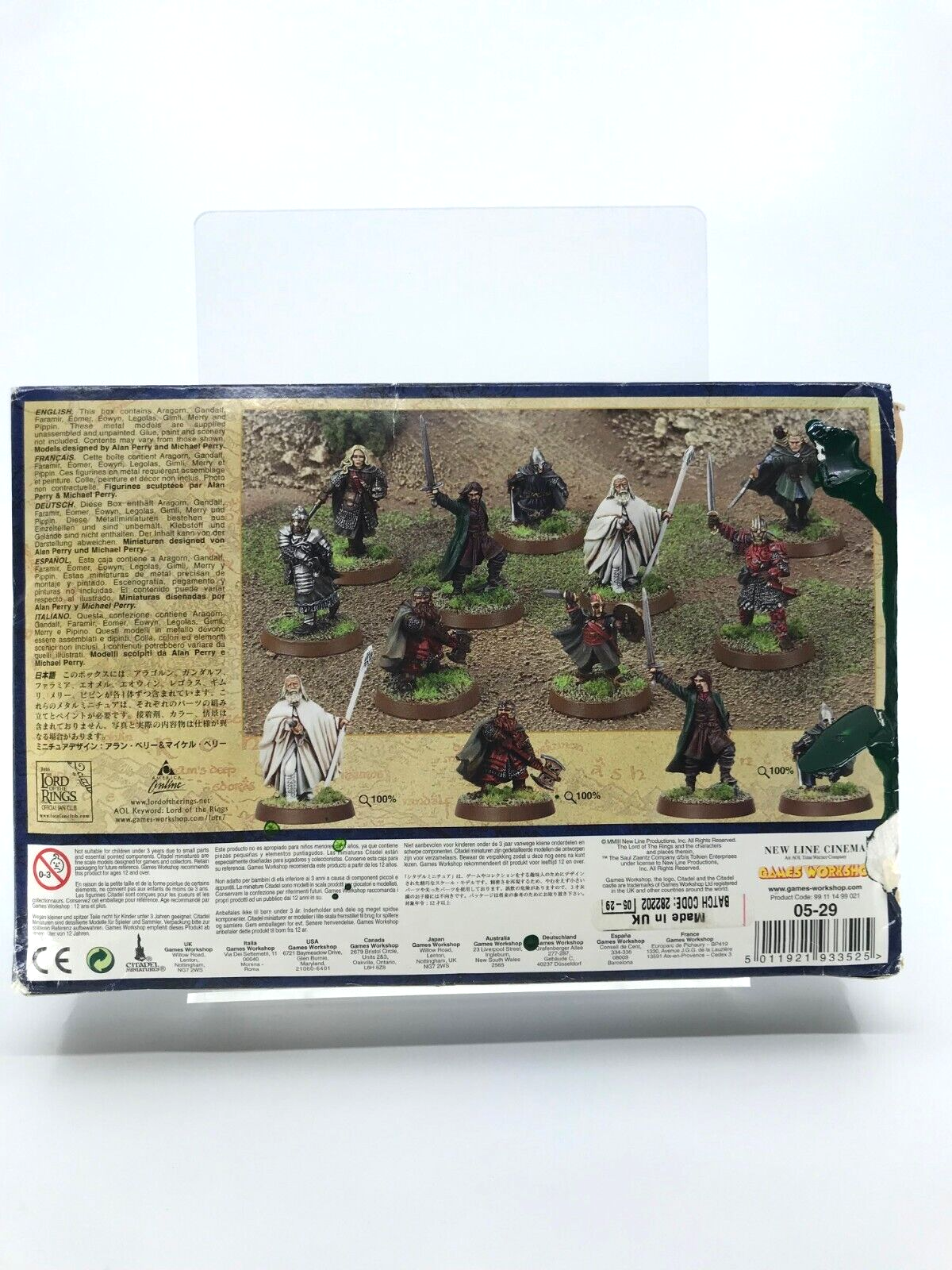 Heroes of the West Set LOTR - Warhammer / Lord of the Rings Boxed