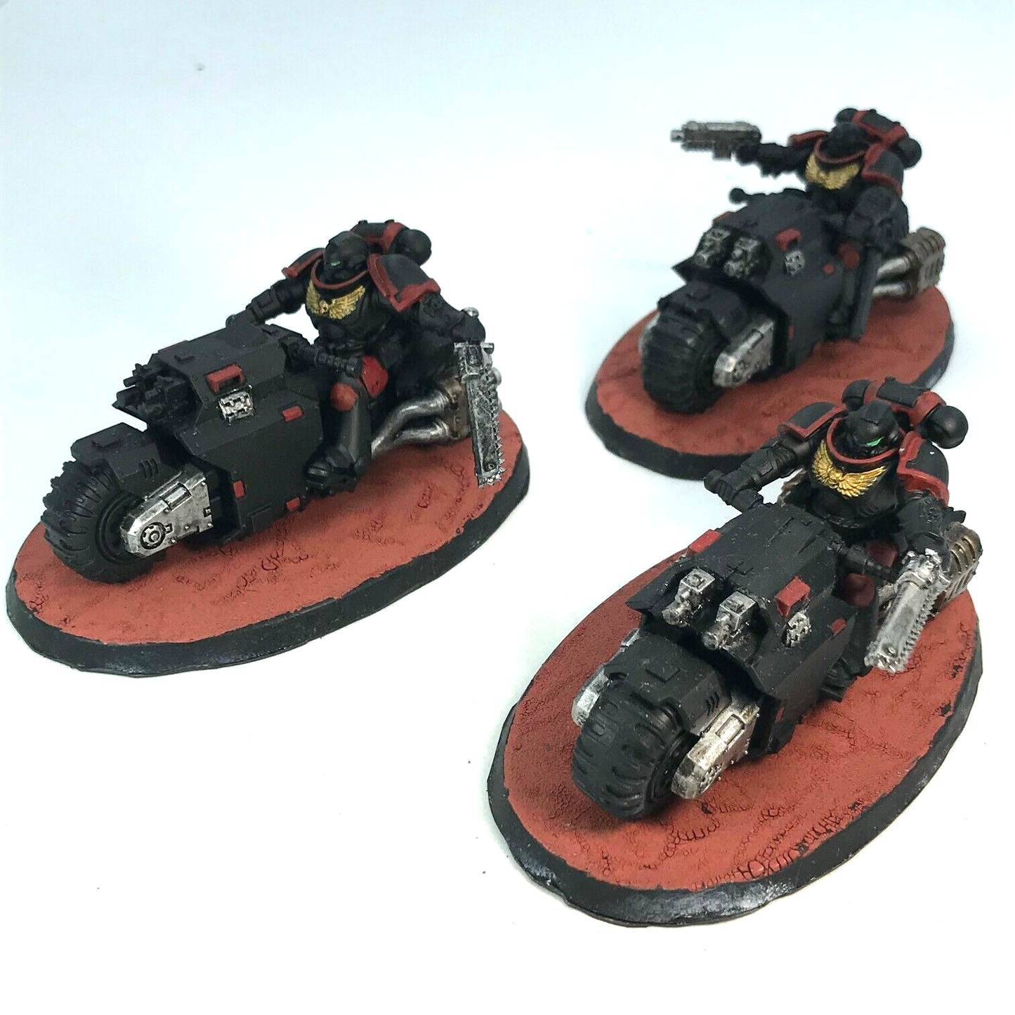 Space Marine Outriders - Painted - Warhammer 40K C3013