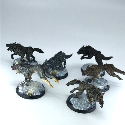 Space Wolves Fenrisian Wolves - Warhammer 40K Games Workshop Painted C1030