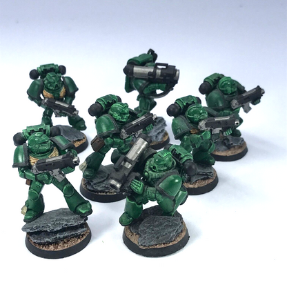 Classic Space Marine Dark Angels Tactical Squad - Painted - Warhammer 40K C3761