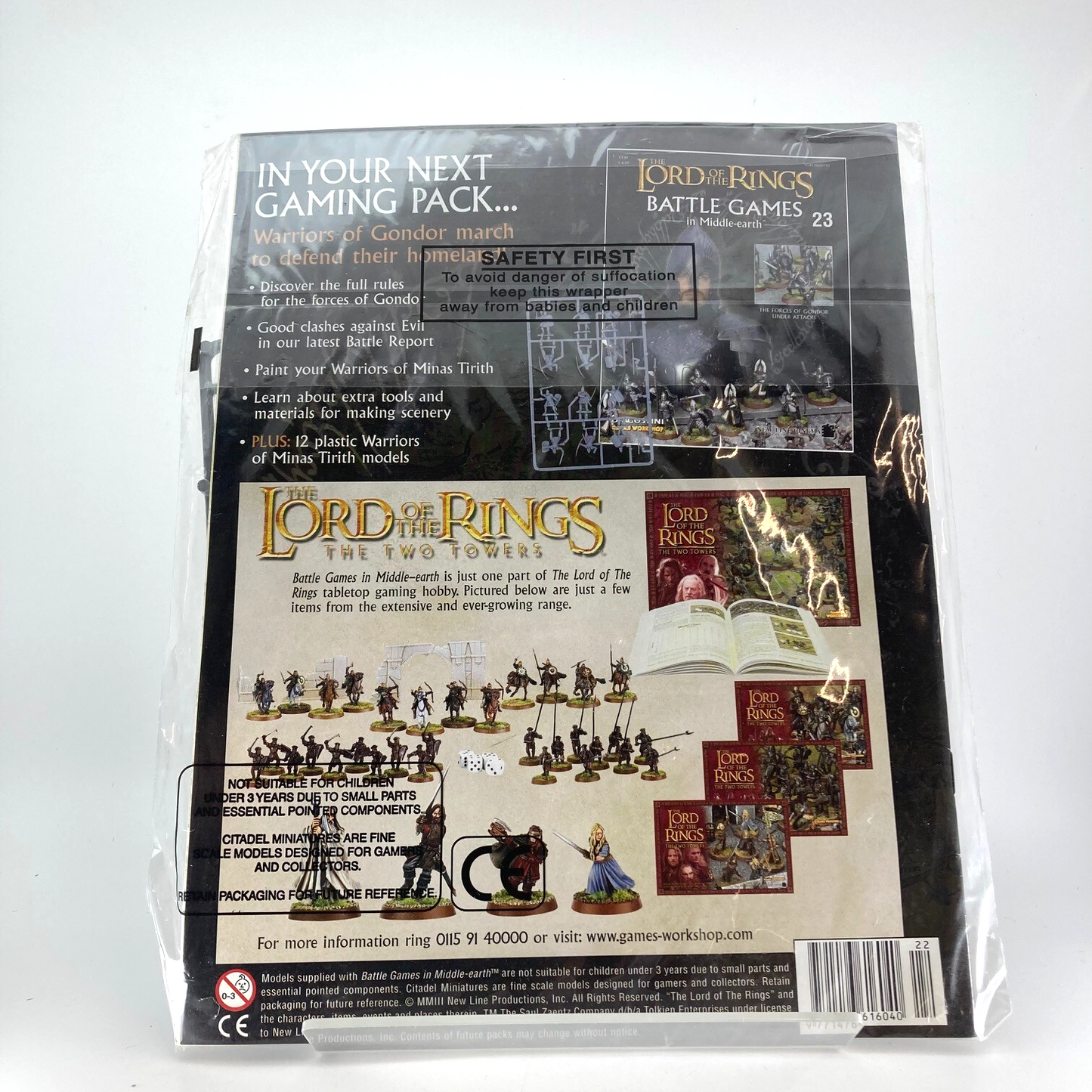 LOTR Magazine 22 - Ruins Terrain - LOTR Warhammer Lord of the Rings M1952