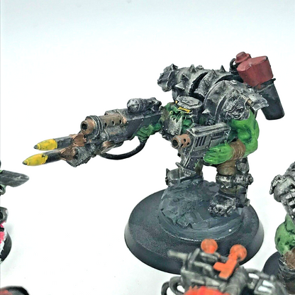 Part Converted Space Orks with Heavy Weapons - Warhammer 40K C2178