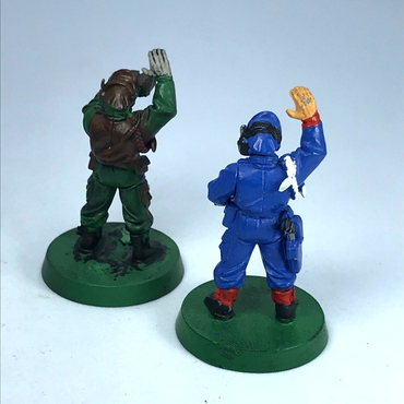 Imperial Guard Cadian Commanders - Warhammer 40K Games Workshop Plastic X6871