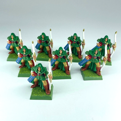 Wood Elf Archers - Wood Elves - Painted Warhammer Fantasy Citadel GW C1688