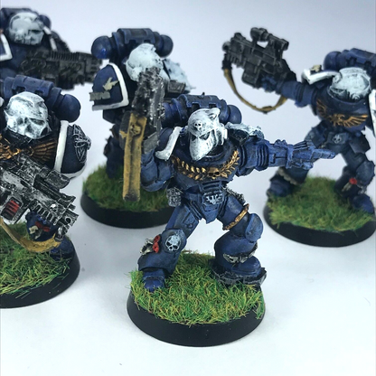 Classic Space Marine Ultramarine Veteran Squad - Painted - Warhammer 40K C2811