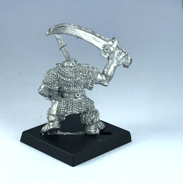 Classic Armoured Orc Warrior Dated 1992 Orcs Goblins - Warhammer Fantasy X13319