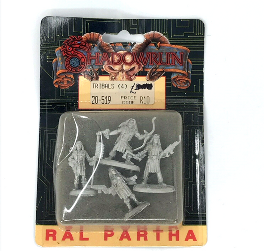 Ral Partha Tribals - Shadow Run Ral Partha - Damaged Blister C1515