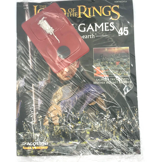 LOTR Magazine 45 - Gil-Galad Elf - LOTR Warhammer Lord of the Rings W19