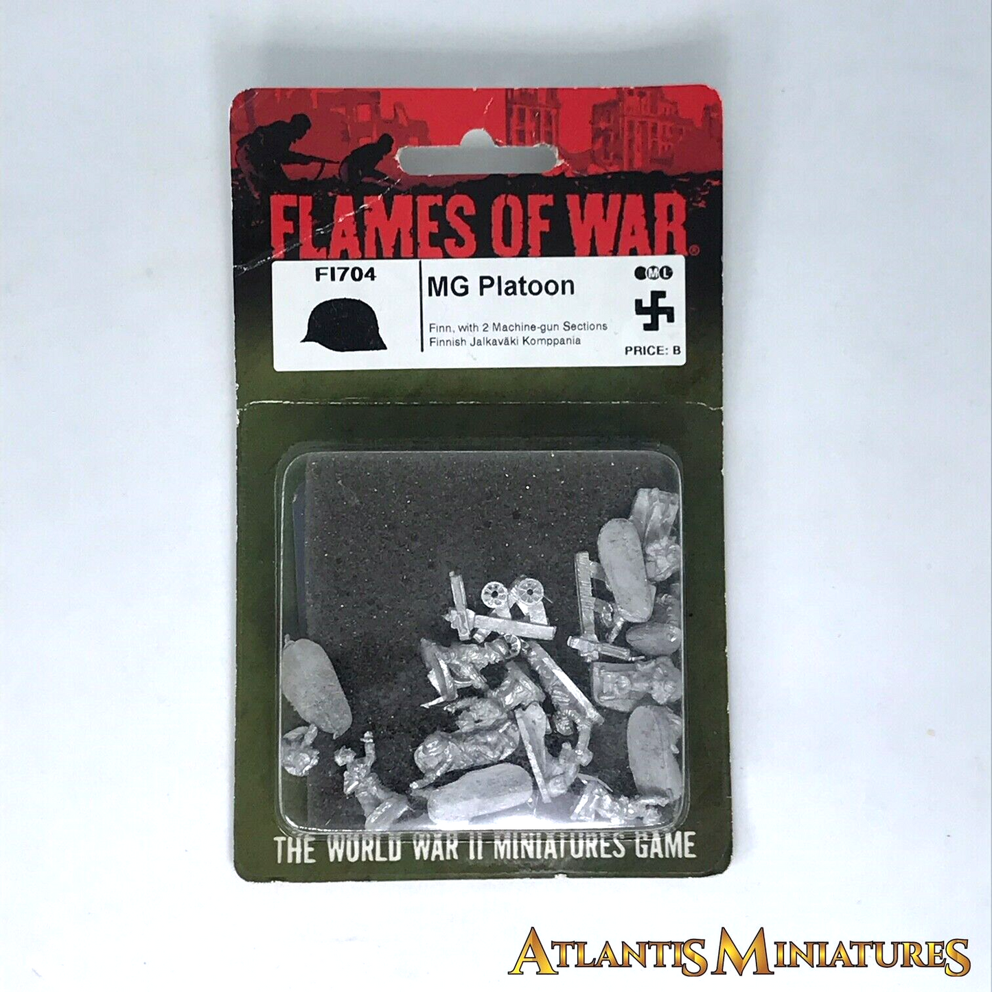 WW2 Finnish Machine Gun Platoon - Sealed Blister - Flames of War C1216