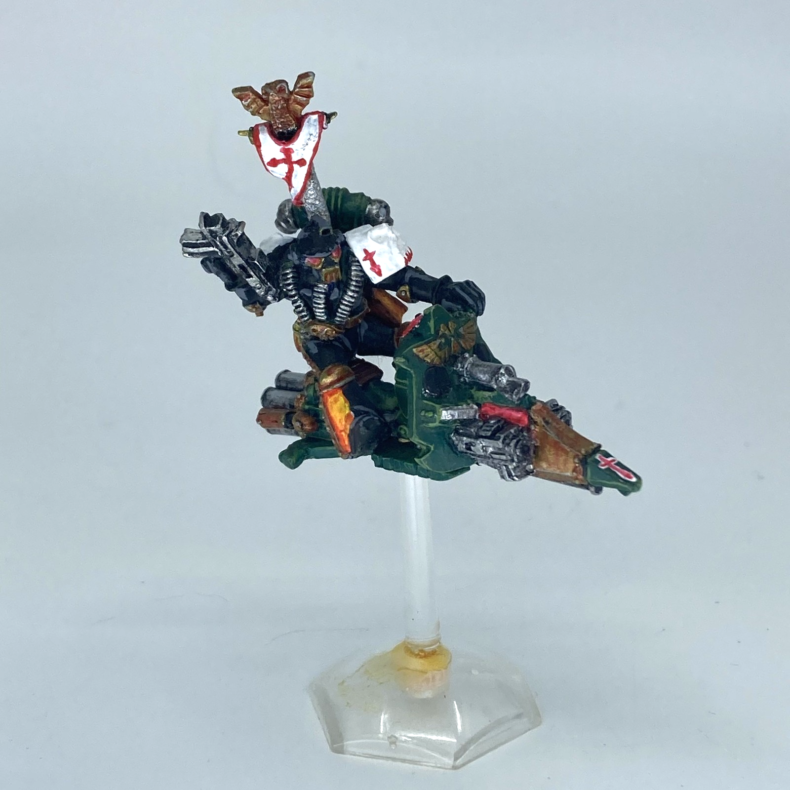 Chaplain space marine jet bike - rogue trader warhammer 40k classic metal c7685