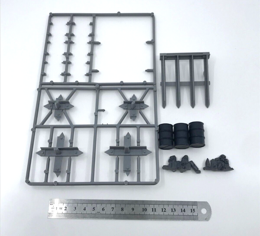 Warhammer 40K Barricade / Barrel Scenery on Sprue - Games Workshop Y46