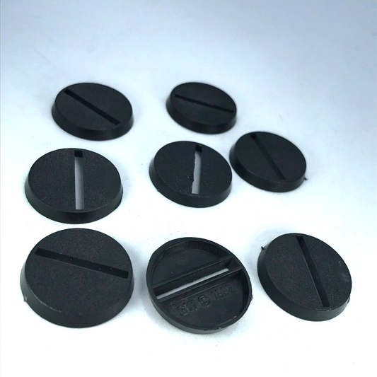 Original Games Workshop 25mm Round Bases Dated 1992 - Warhammer 40K X3902