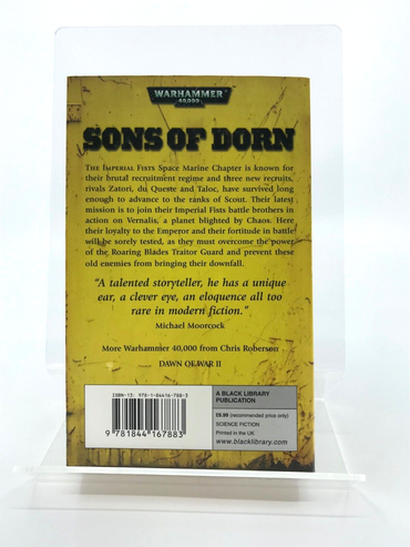 Sonds of Dorn - Chris Roberson Book Warhammer 40K Games Workshop M544