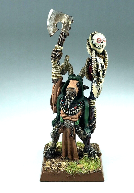 Classic Metal Chaos Beastmen Shaman -Painted - Warhammer Fantasy X1057