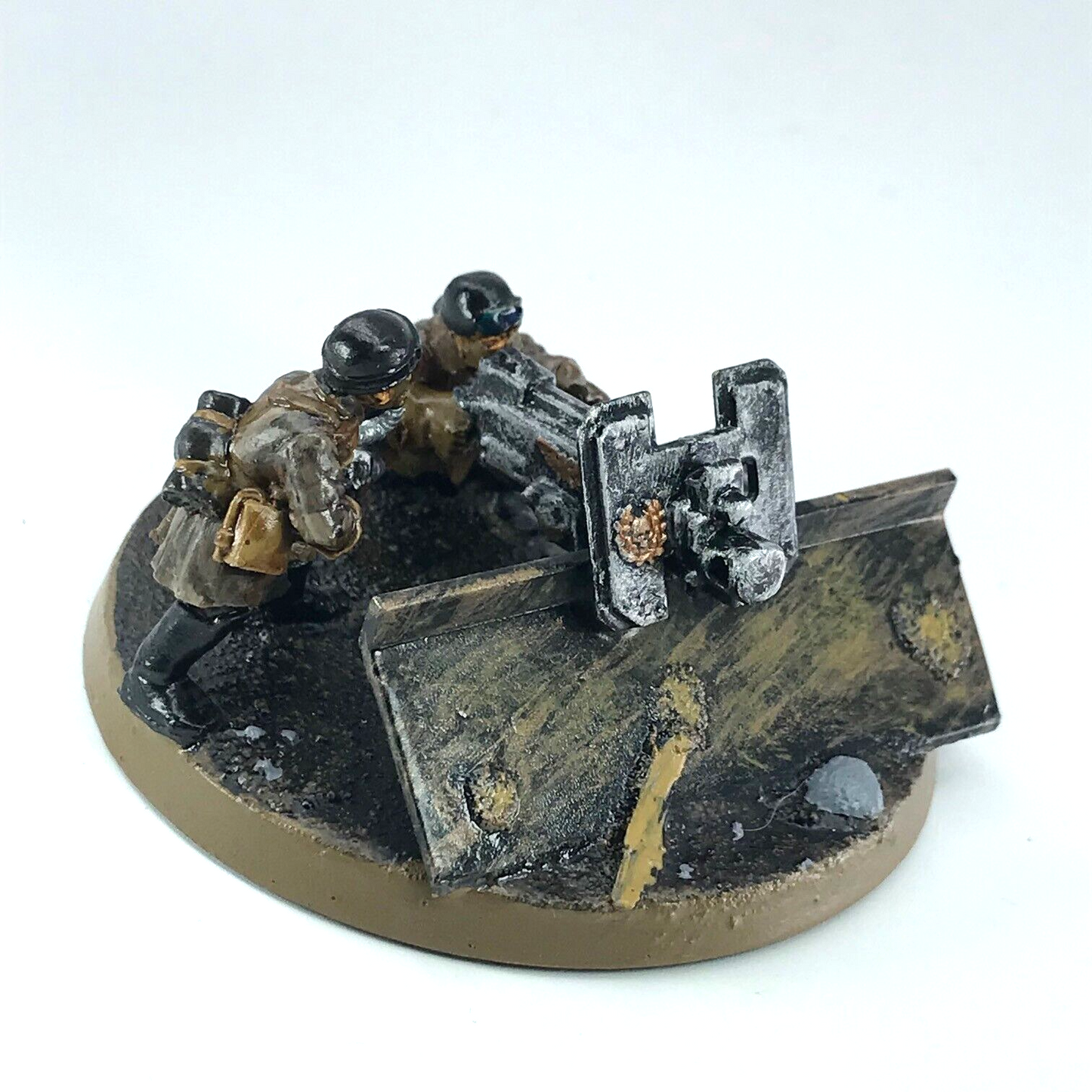 Steel Legion Heavy Bolter Team Imperial Guard - Warhammer 40K Painted C3901