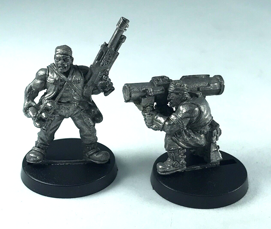 Classic Metal Imperial Guard Catachan Rocket Launcher Pair - Warhammer 40K X902