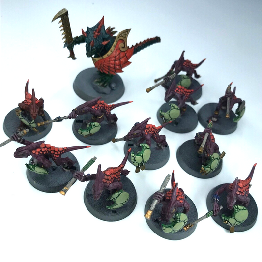 Saurus Skink Bundle Lizardmen - Painted - Warhammer Age of Sigmar C3152