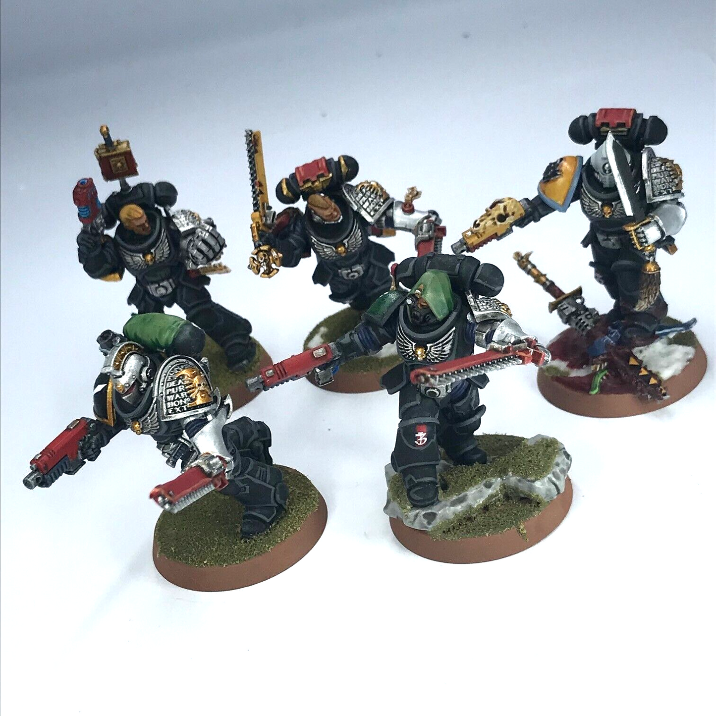 Deathwatch Assault Intercessors Space Marines - Painted - Warhammer 40K C2967