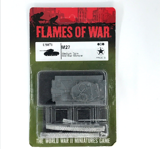 WW2 Allied USA M27 Medium Tank Blister - Flames of War C430