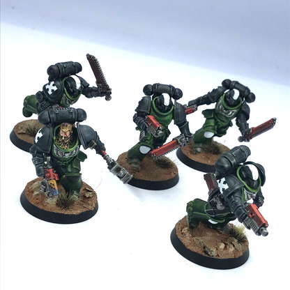 Salamanders Assault Intercessors Space Marines - Warhammer 40K Painted C4300