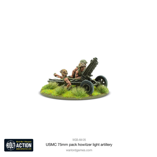 USMC 75mm Howitzer Light Artillery - Warlord Games Bolt Action Miniatures