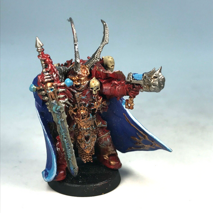 Painted Chaos Space Marine Lord Command - Warhammer 40K X7887