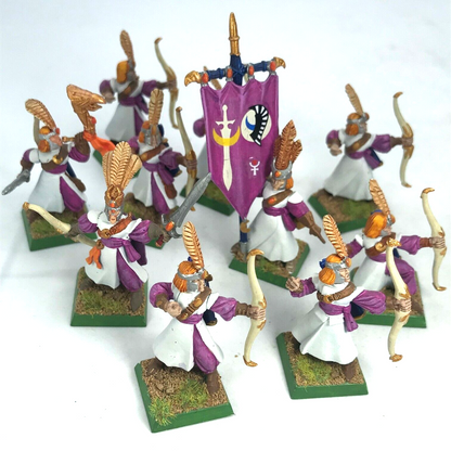 High Elf Elves Archer Unit - Painted - Warhammer Fantasy C996