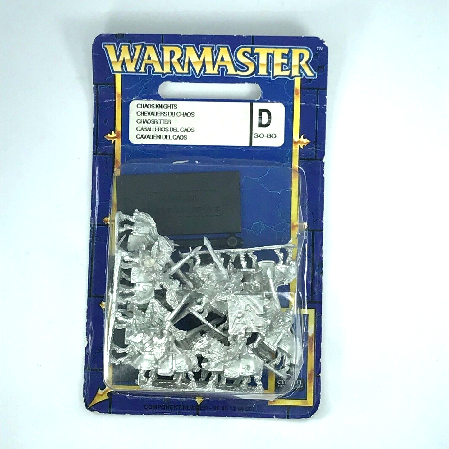 Metal Chaos Knights Blister - OOP - Warmaster Warhammer C2268