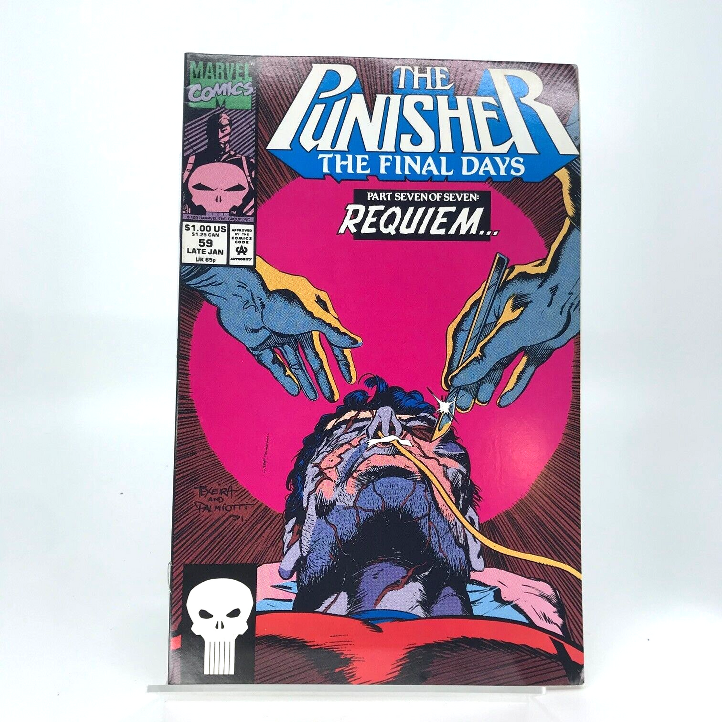 The Punisher Issue 59 Original Vintage Comic - Marvel Comics D43