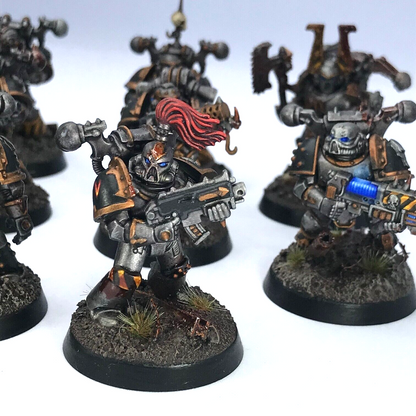 Iron Warriors Tactical Squad Space Marines - Painted - Warhammer 40K GW C3159