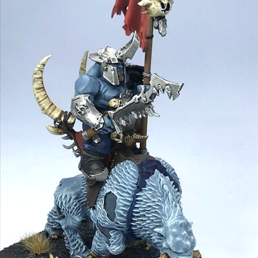 Ogor Mournfang Rider Ogre Kingdoms - Warhammer Fantasy Games Workshop Painted