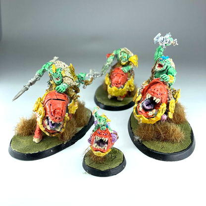 Squigghog Boyz Space Orks - Painted - Games Workshop Warhammer 40K C443