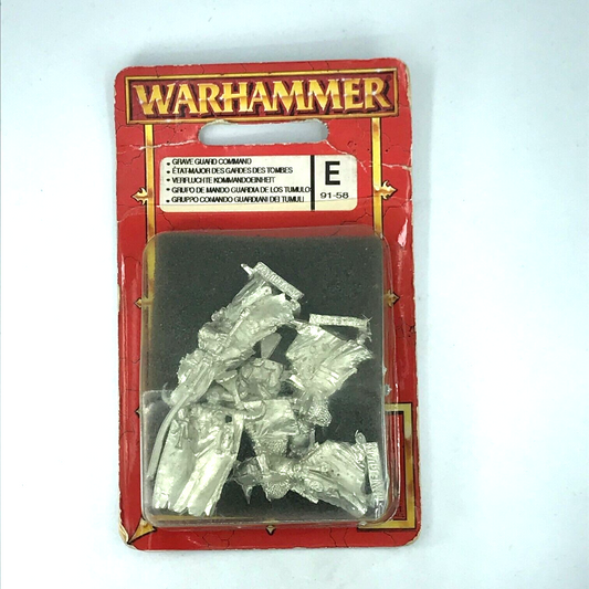 Metal Grave Guard Command Undead Vampire Count Blister - Warhammer Fantasy C2194