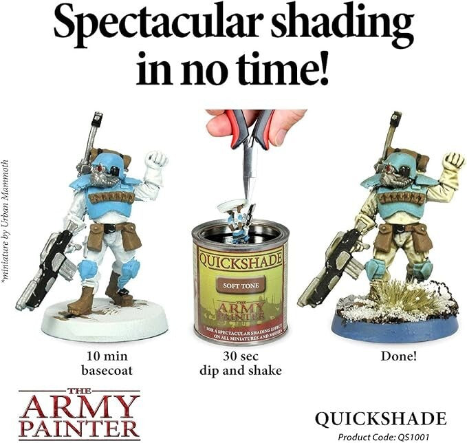 Soft Tone Paint - Quickshade 250ml - The Army Painter