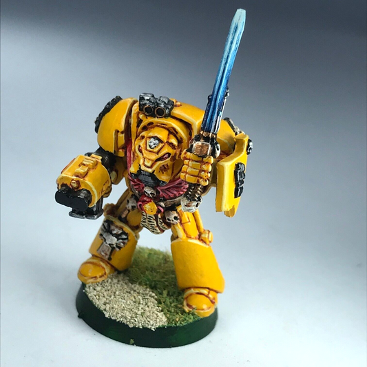 Metal Imperial Fist Terminator Space Marines - Painted - Warhammer 40K X1388