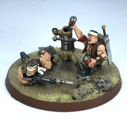 Catachan Mortar Team Imperial Guard - Painted - Warhammer 40K GW C881