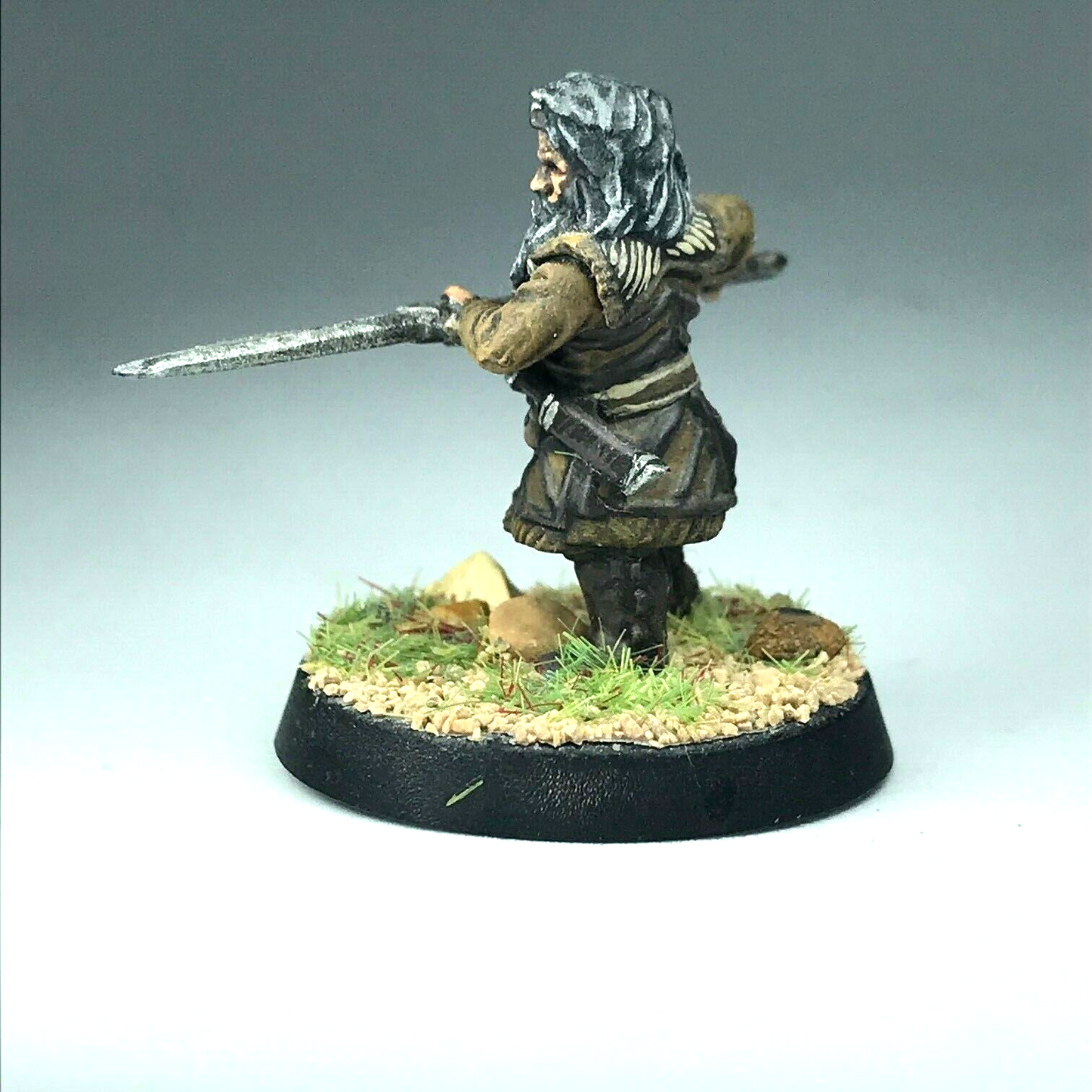 The Hobbit Dwarf Character Painted Plastic - Warhammer / Lord of the Rings X5976