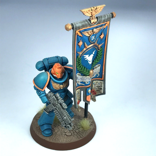 Space Marine Primaris Army Standard Bearer HQ - Painted - Warhammer 40K C3332