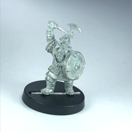 Dwarf Warrior with Axe & Shield OOP LOTR / Warhammer / Lord of the Rings X523