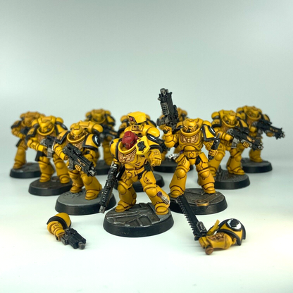 Primaris Intercessors Imperial Fists - Some Magnetised - Warhammer 40K C3846