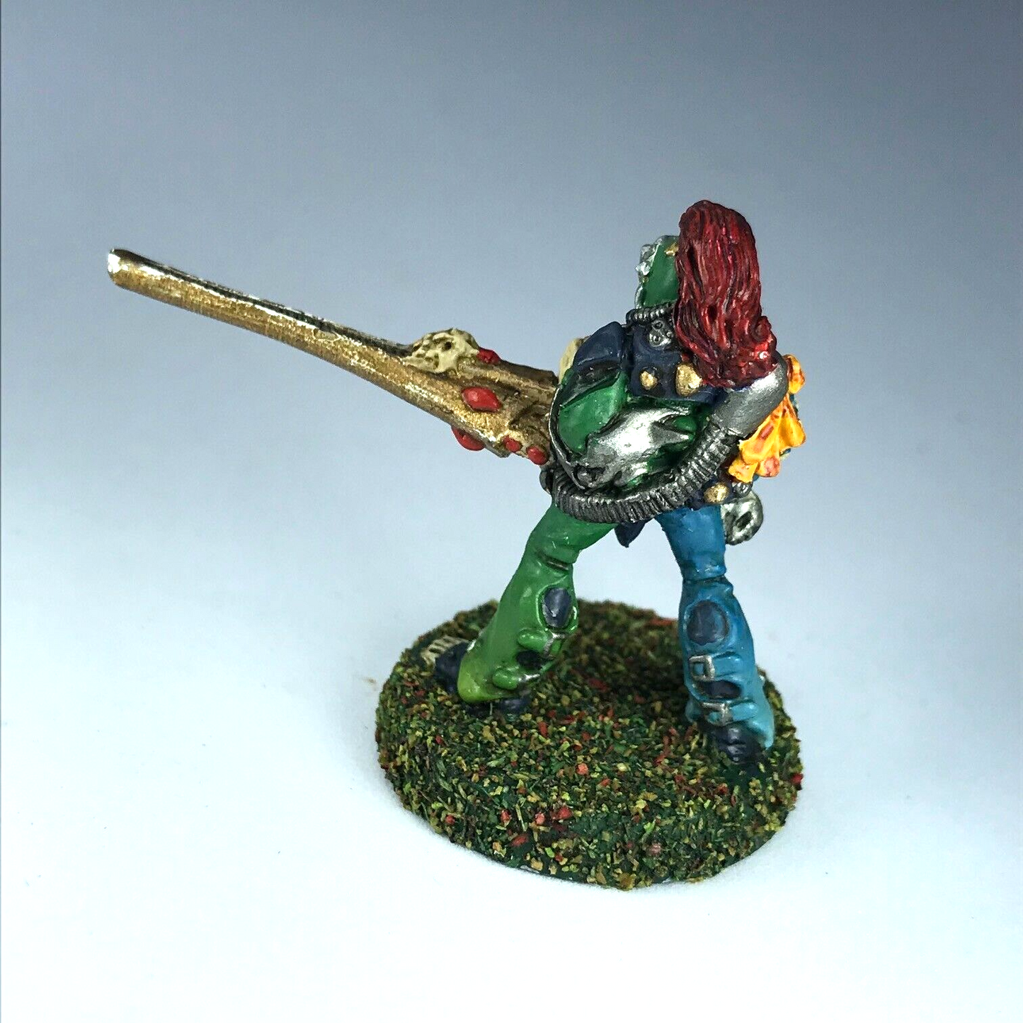 Classic Metal Eldar Harlequin Death Jester - Painted - Warhammer 40K X11859