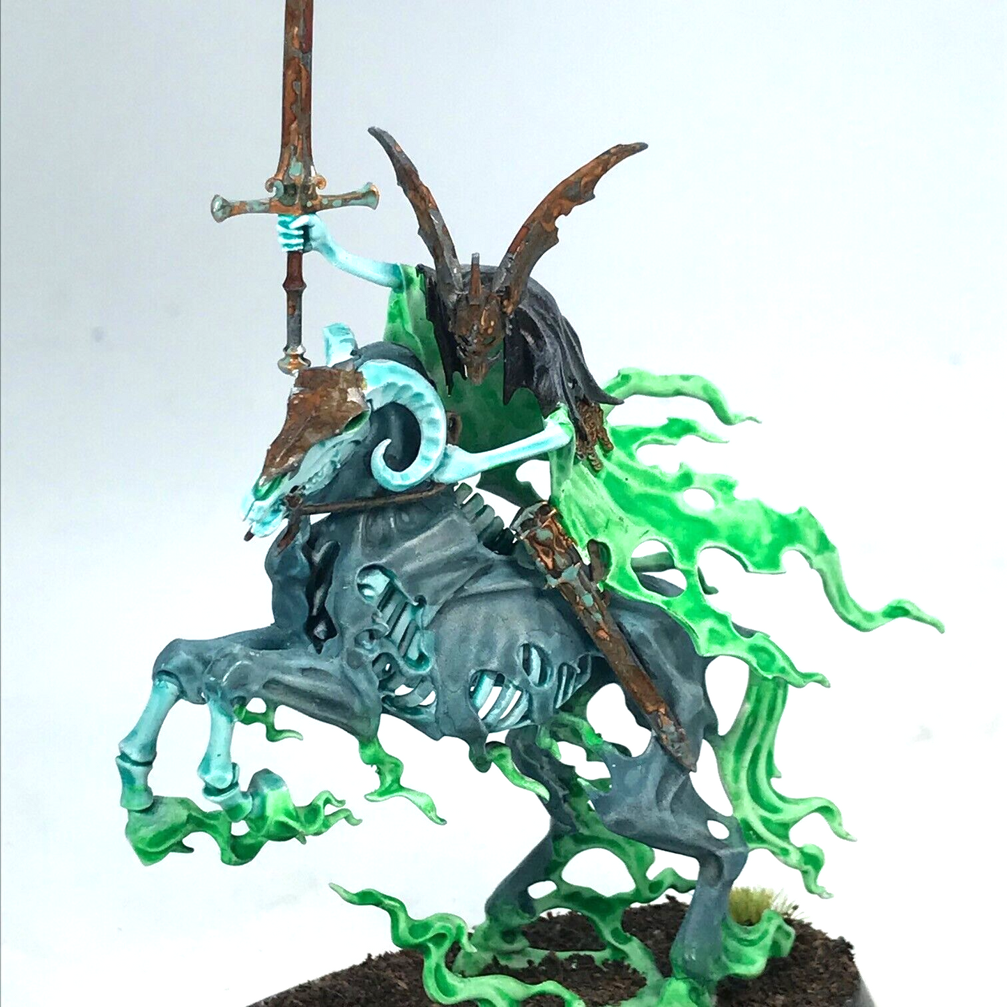 Nighthaunt Knight of Shrouds Painted - Warhammer Age of Sigmar C1418