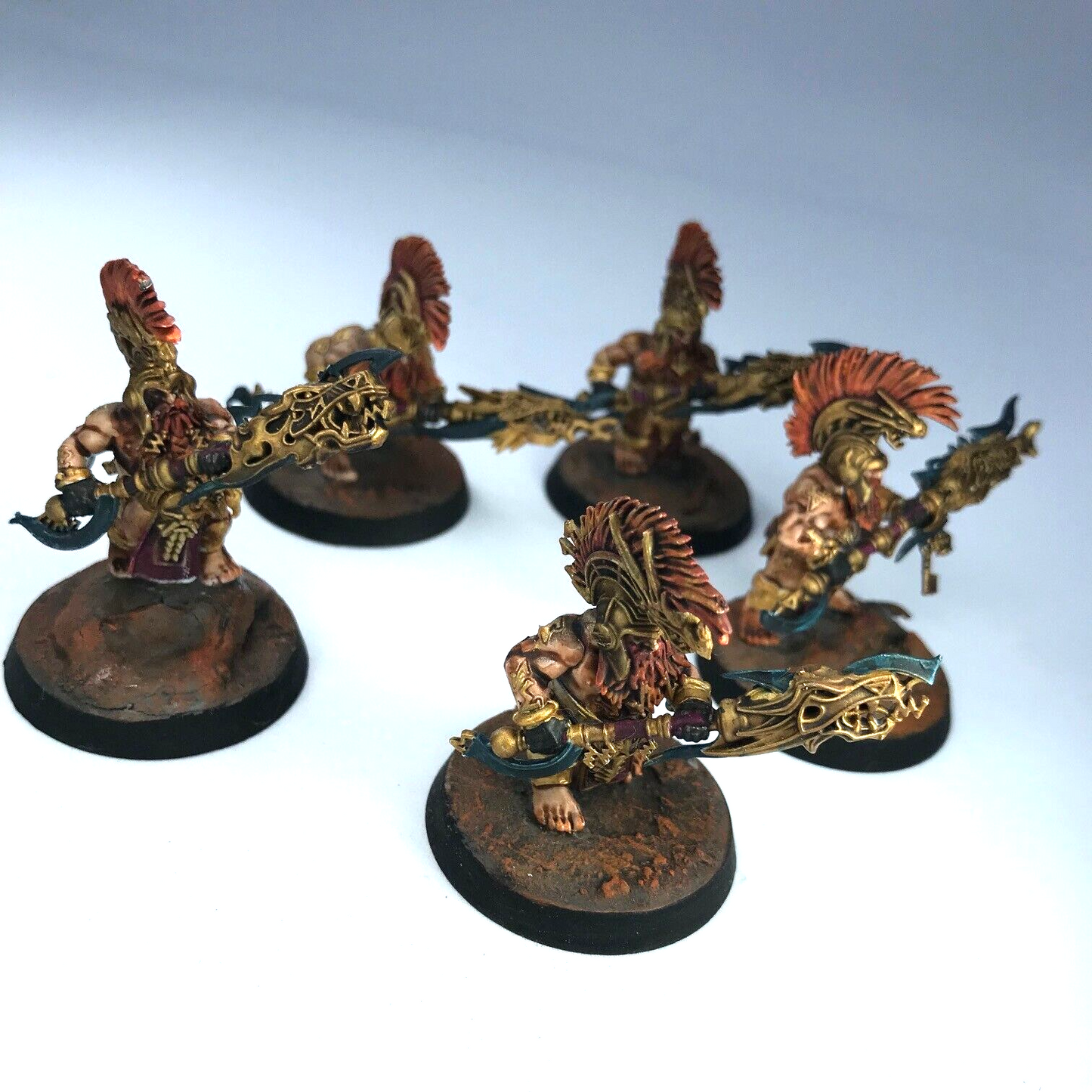 Hearthguard Berzerkers Fyreslayer Dwarfs - Warhammer Age of Sigmar C2117