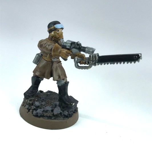 Steel Legion Sergeant Imperial Guard - Warhammer 40K Metal GW Painted X42