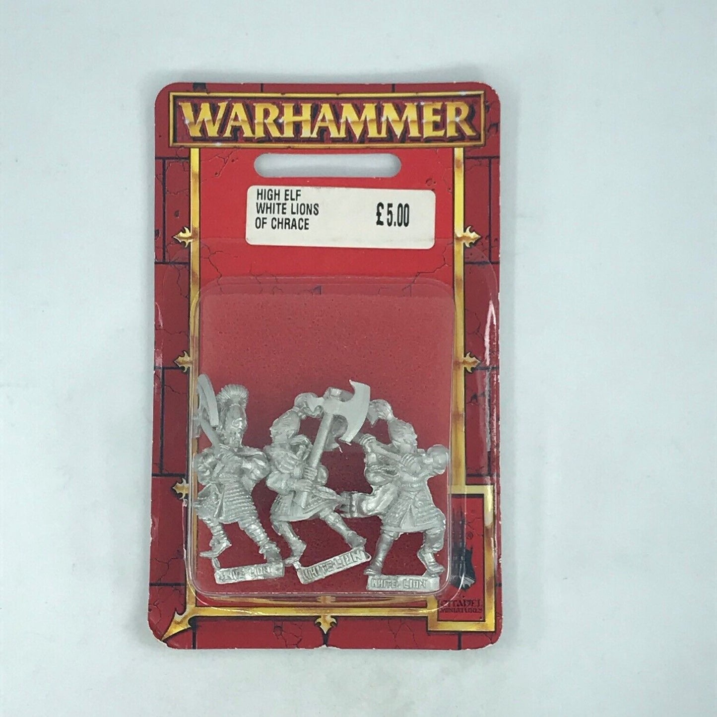 Metal White Lions of Chrace High Elf Elves Blister - Warhammer Fantasy C2383