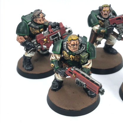 Scout Squad Dark Angels Space Marines Painted - Warhammer 40K C2966